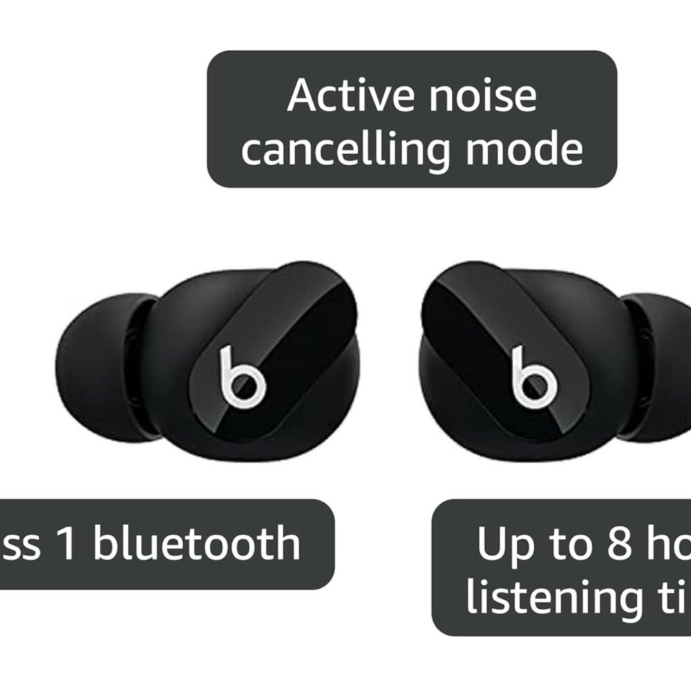 Beats Studio Buds - Black - Picture 5 of 10